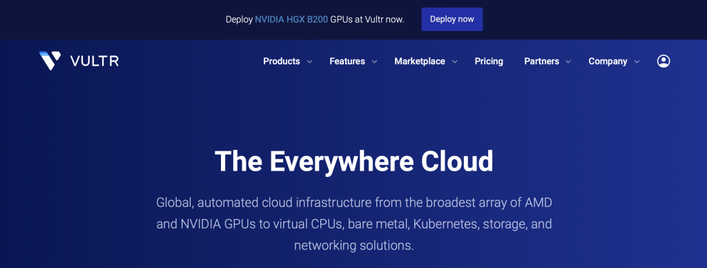Cloud Hosting for Startups - Vultr